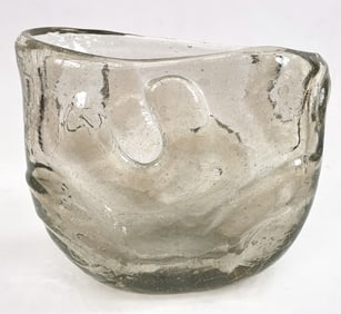 JESSE REECE LARGE STUDIO ART GLASS VASE