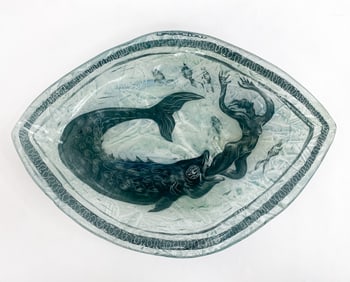 LORRY (AUSTRALIAN) STUDIO ART GLASS CHARGER