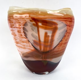 STUDIO ART GLASS VASE