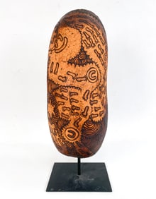 AUSTRALIAN ABORIGINAL SCHOOL SHIELD BY NYUPAIA