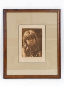 EDWARD S. CURTIS 'A LITTLE COMANCHE' PHOTOGRAVURE