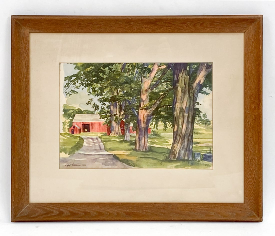 LUIGI LUCIONI (1900-1988) LANDSCAPE LITHOGRAPH (1 of 6)