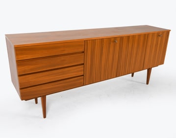 GERMAN WALNUT SIDEBOARD CIRCA 1960S