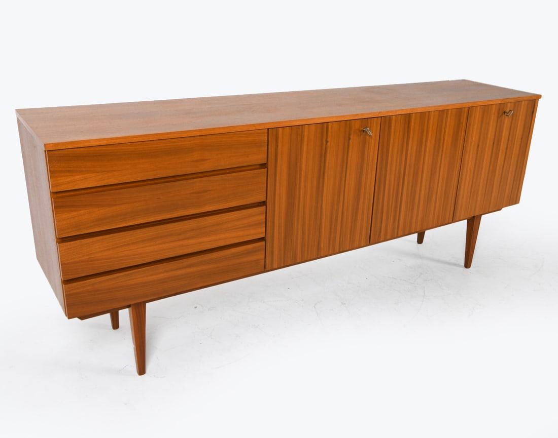GERMAN WALNUT SIDEBOARD CIRCA 1960S