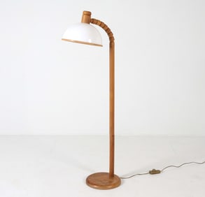 STEINHAUER DUTCH OAK FLOOR LAMP C. 1970'S