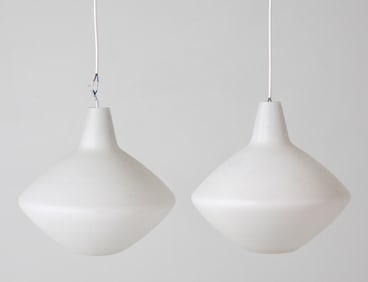PAIR LISA PAPE-JOHANSSON ONION LAMPS C. 1960S