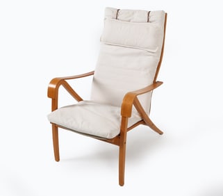 SIMO HEIKKILA FOR IKEA BEECH RIMBO LOUNGE CHAIR