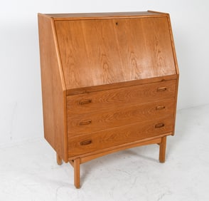 BERNHARD PEDERSEN DANISH OAK SECRETARY C. 1960S