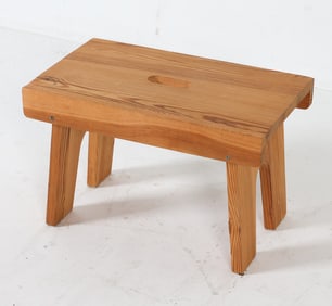FINNISH PINE FOOTSTOOL C. 1960'S