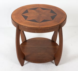 DUTCH OAK ART DECO SIDE TABLE C. 1930S