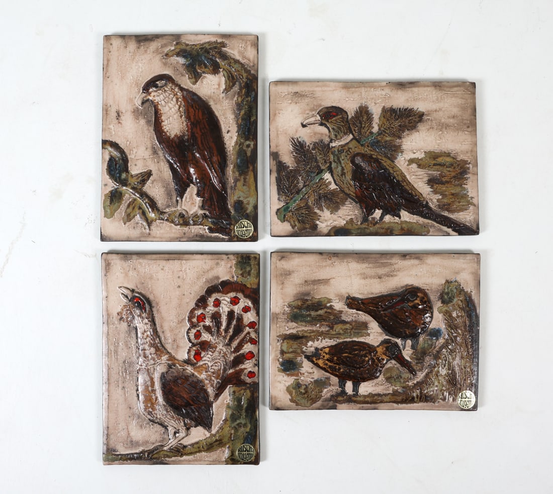 RUSCHA GERMAN CERAMIC TILE ART C. 1970S (1 of 16)