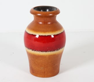 WEST GERMAN ART POTTERY VASE C. 1970S