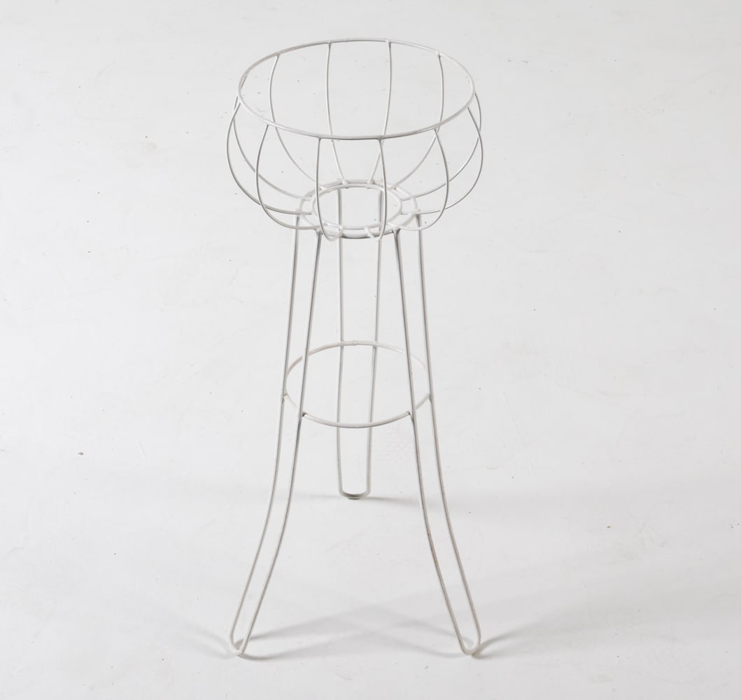 SWEDISH METAL WIRE PLANTER C. 1970S (1 of 10)