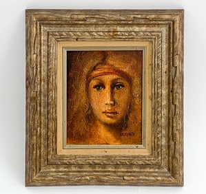 ANNA DURANTI PORTRAIT OF WOMAN O/B