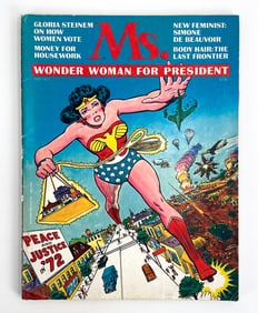 MS. MAGAZINE WONDER WOMAN FOR PRESIDENT, 1972