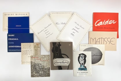 (13) 20TH C. EXHIBITION CATALOGS ON MODERN ART