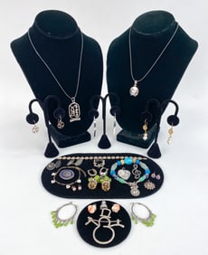 GROUPING OF JEWELRY INCL. STERLING SILVER