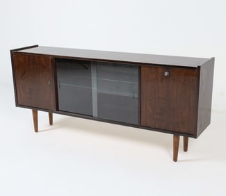 TEOFIL HALAS POLISH WALNUT SIDEBOARD C. 1970S