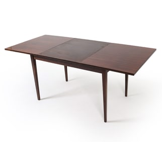 ZIELONOGORSKA ROSEWOOD EXPANDING TABLE C. 1970S