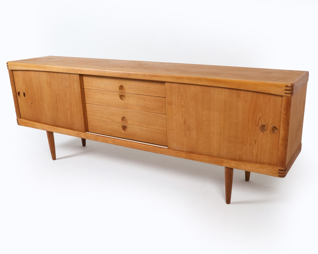 H.W. KLEIN DANISH OAK SIDEBOARD C. 1970S (1 of 20)