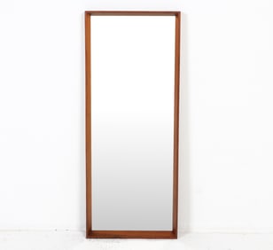 MID-CENTURY DANISH ROSEWOOD WALL MIRROR C. 1960S