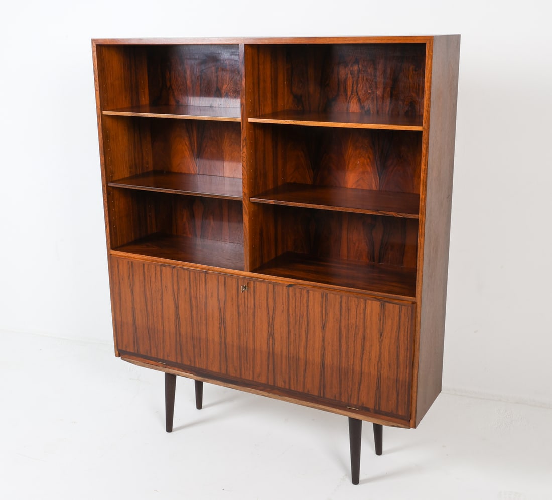 OMANN JUN MODEL 7 DANISH ROSEWOOD BOOKCASE (1 of 16)