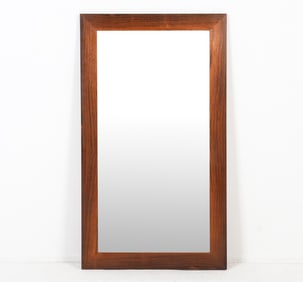 MID-CENTURY DANISH ROSEWOOD WALL MIRROR C. 1960S