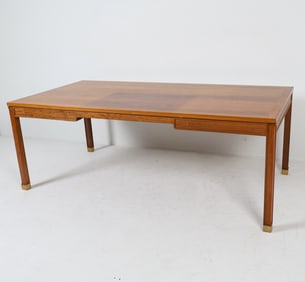 GORM LINDUM DANISH MAHOGANY EXECUTIVE DESK C. 1970