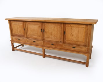 KJAERNULF STYLE DANISH OAK SIDEBOARD C. 1970S
