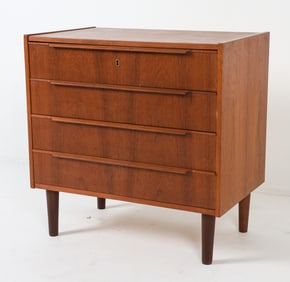 MID-CENTURY DANISH TEAK CHEST C. 1960S