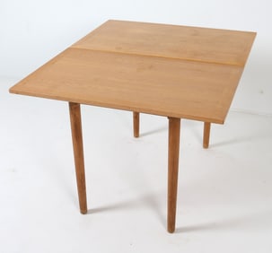 MOGENSEN STYLE DANISH OAK EXPANDABLE TABLE 1960S