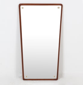 MID-CENTURY DANISH TEAK WALL MIRROR C. 1960S