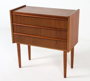MID-CENTURY DANISH TEAK NIGHTSTAND CHEST C. 1960S
