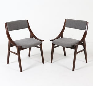 PAIR FAMEG MODEL A-5942 JUMPER CHAIRS C. 1960S
