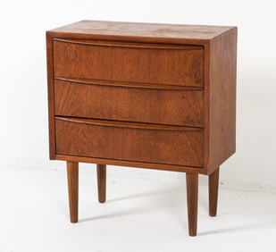 MID-CENTURY DANISH TEAK NIGHTSTAND CHEST C. 1960S