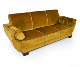 MID-CENTURY DANISH MOHAIR SOFA C. 1960S