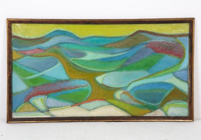 20TH C. DANISH ABSTRACT O/C