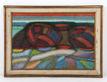 20TH C. DANISH ABSTRACT O/C