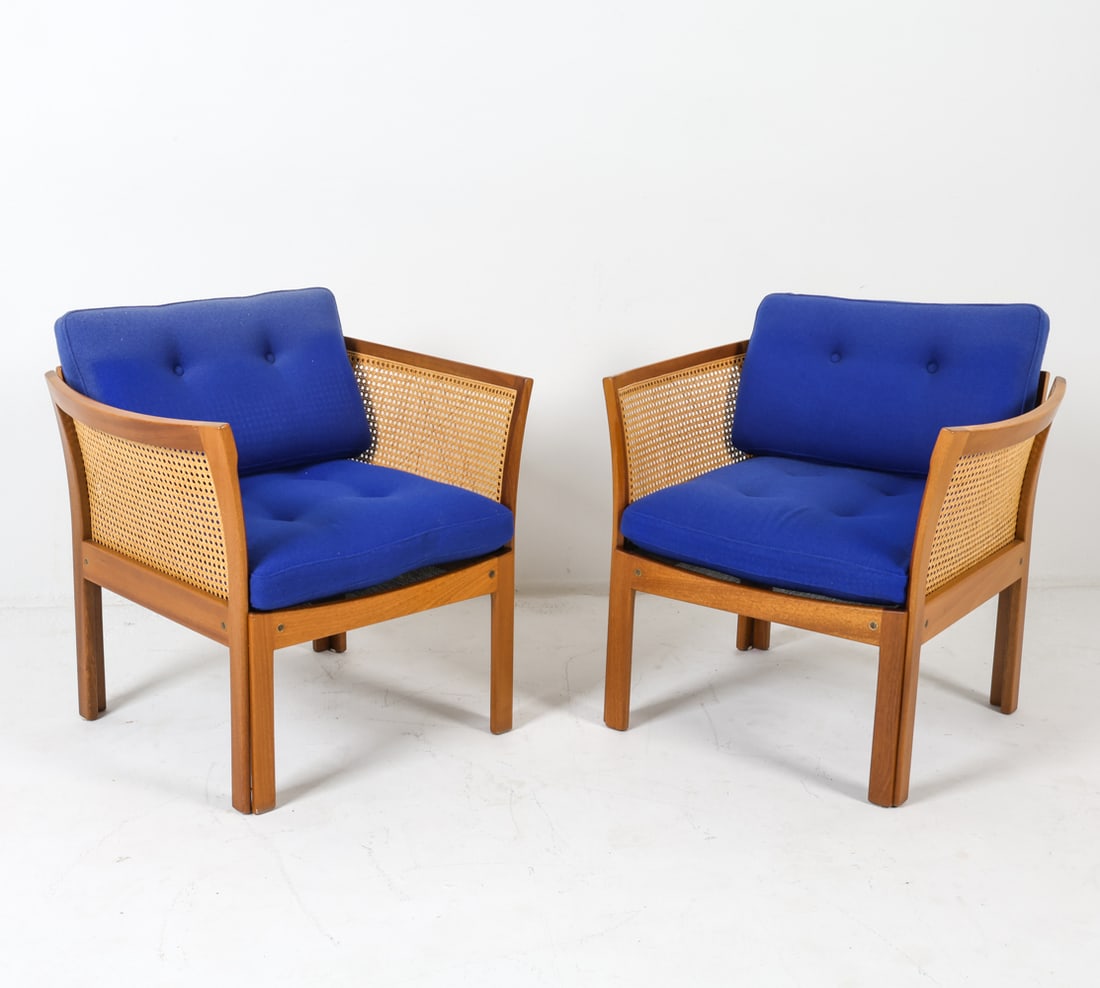 PAIR OF ILLUM WIKKELSO 'PLEXUS' CHAIRS (1 of 13)
