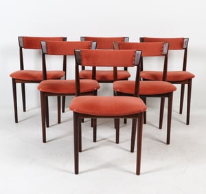 (6) ROSENGREN HANSEN DANISH DINING CHAIRS