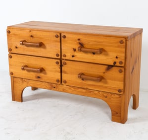 FROSEKE SWEDISH PINE DIMINUTIVE CHEST C. 1970S