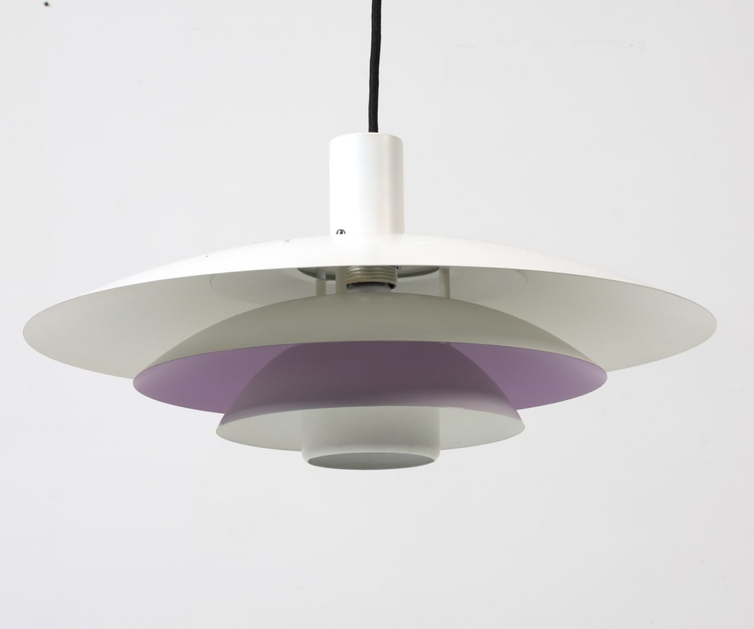 FORM-LIGHT DANISH SAUCER PENDANT LIGHT C. 1970S (1 of 16)