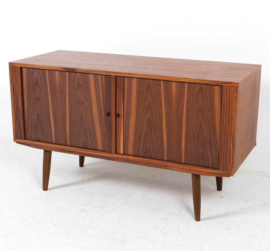 BRUNO HANSEN DANISH ROSEWOOD TAMBOUR CABINET (1 of 17)