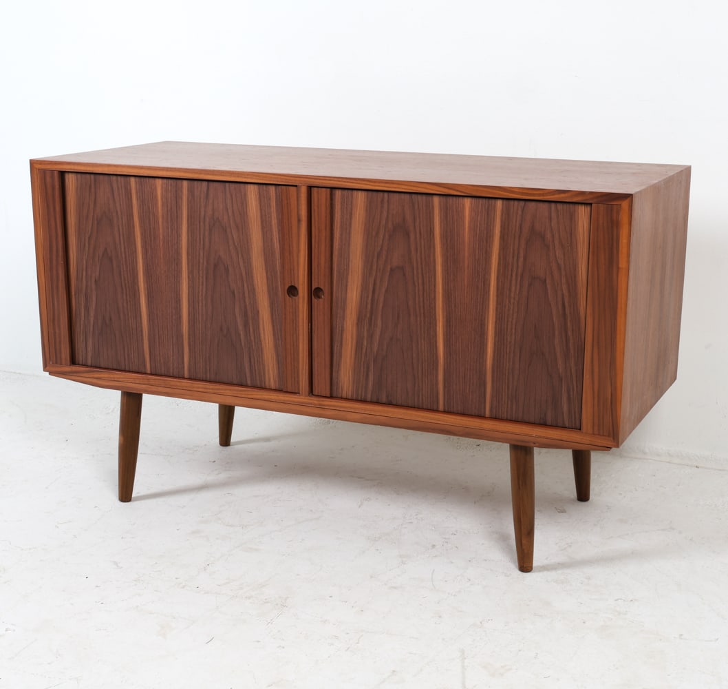 BRUNO HANSEN DANISH ROSEWOOD TAMBOUR CABINET (1 of 16)
