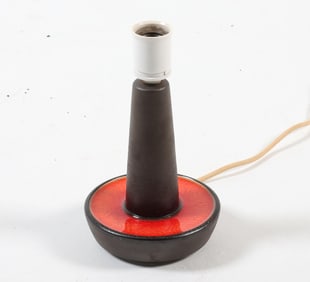 DANISH CERAMIC LAMP C. 1970S