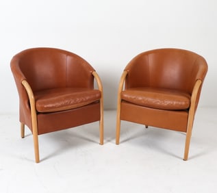 PAIR NISSEN & EBBE GEHL 'OPUS' FOR STOUBY CHAIRS