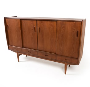 MID-CENTURY DANISH TEAK SIDEBOARD C. 1960S