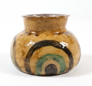 DANISH CERAMIC ART POTTERY VASE C. 1970S