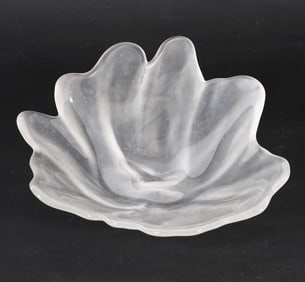 OLE KORTZAU 'NATURA' DANISH CRYSTAL BOWL