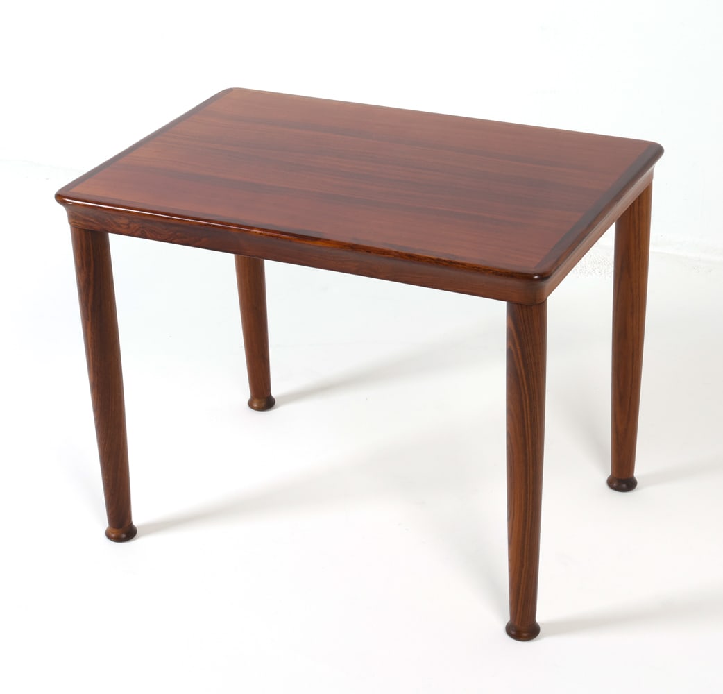 VEJLE STOLE DANISH ROSEWOOD SIDE TABLE C. 1960S (1 of 18)